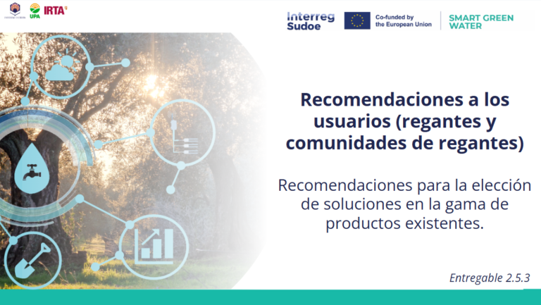 Recomendaciones a regandtes