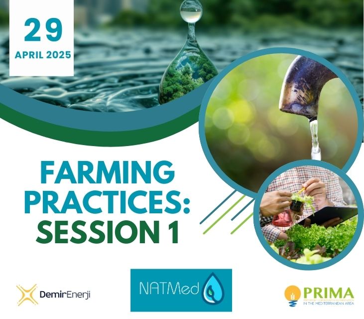 I-ReWater NATMed PRIMA Actividad de Coaching en Prácticas Agrícolas