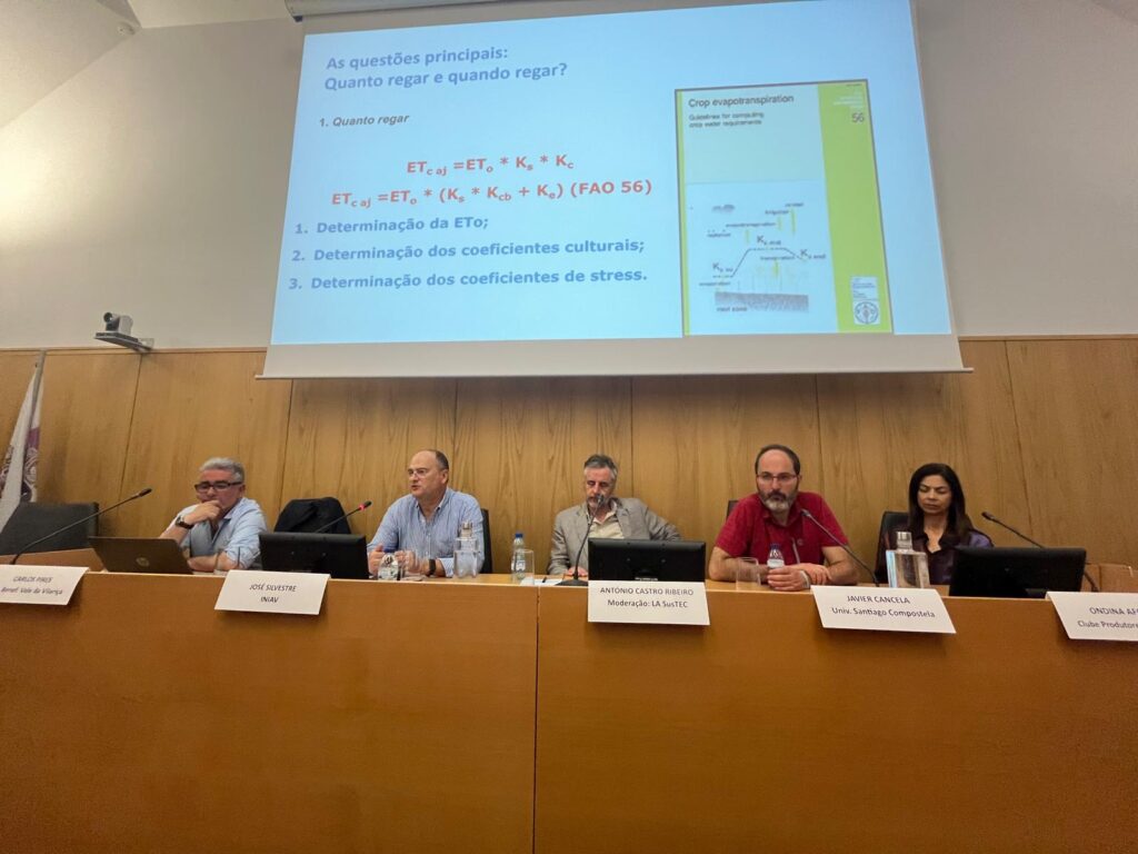 El uso del agua regenerada en agricultura a debate en un un taller del Instituto Politécnico de Bragança