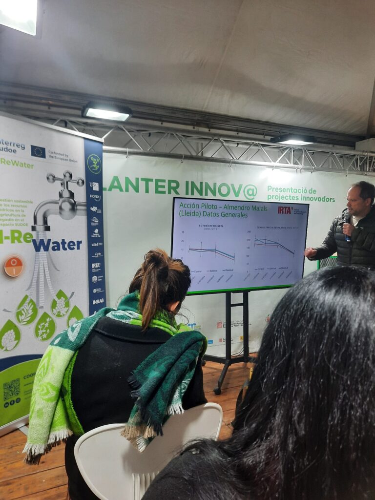 IRTA presenta I-ReWater en Planter Innov@