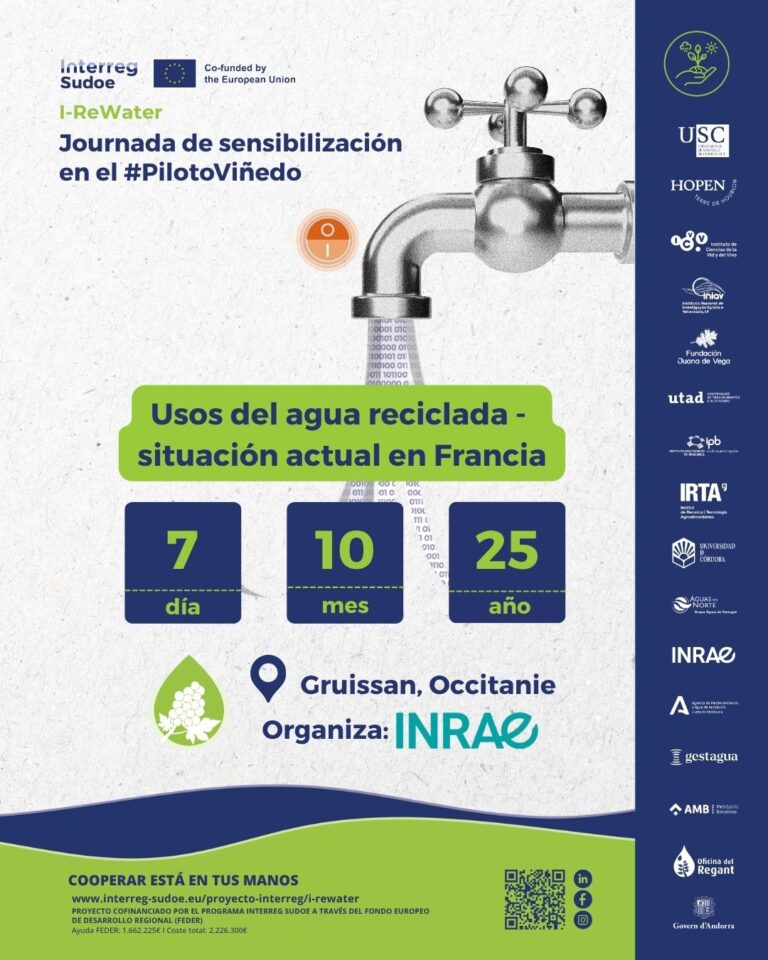 Jornada I-ReWater en Occitanie, Francia
