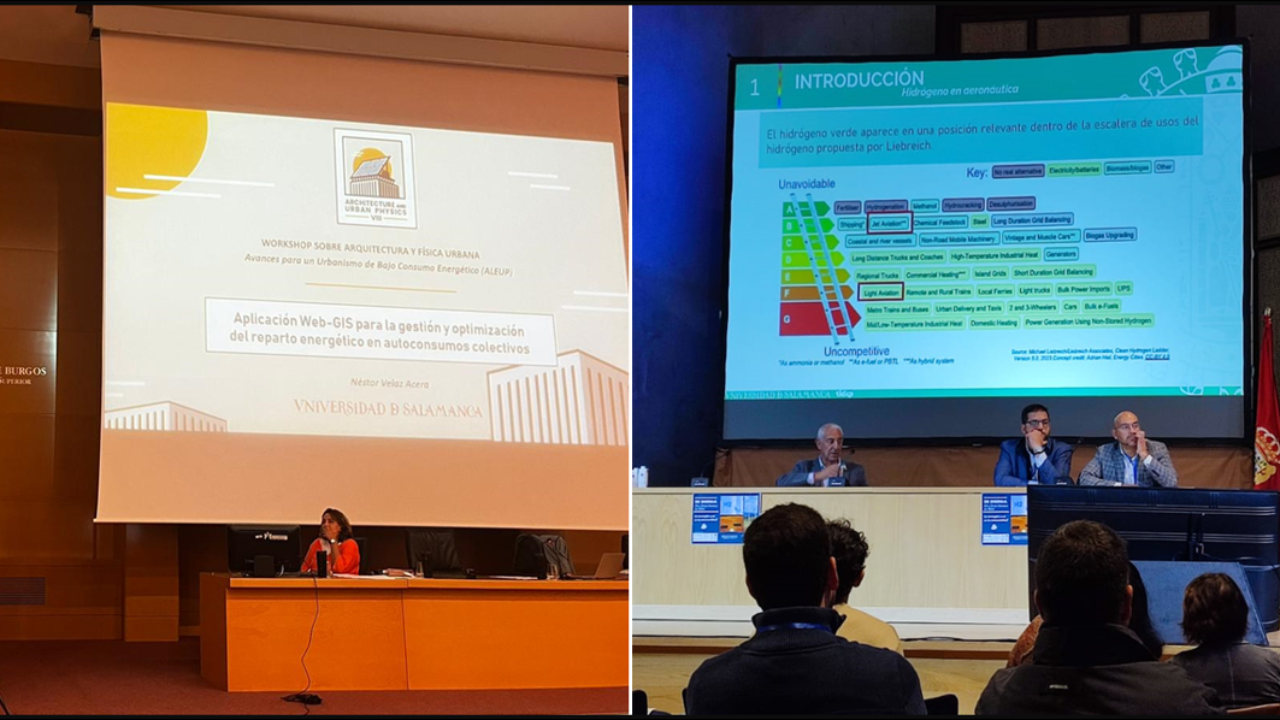 Personas de la USAL interviniendo en foro y congreso