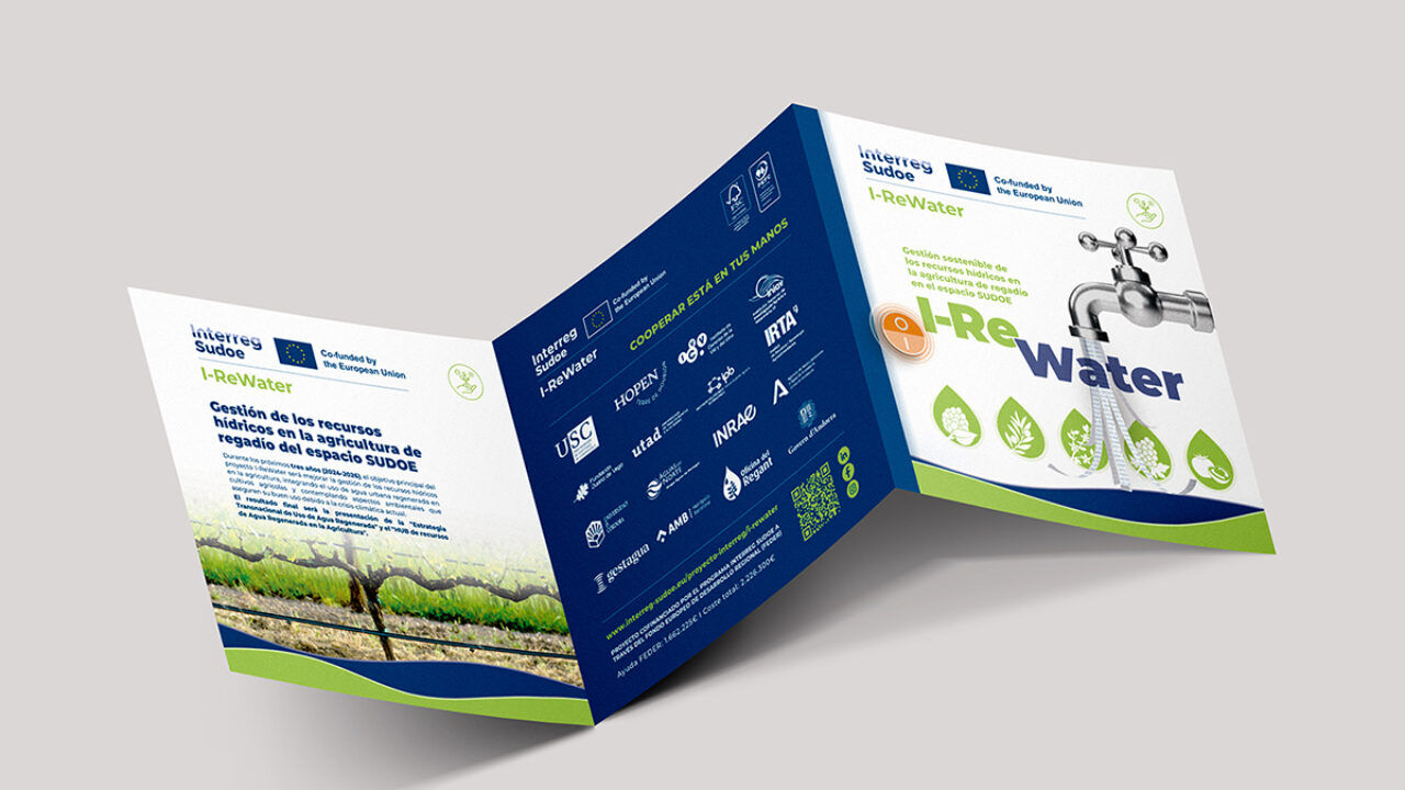 Folletos de presentación del proyecto I-ReWater