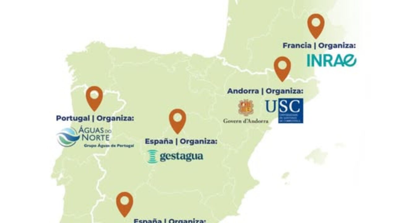 mapa jornadas participativas I-ReWater