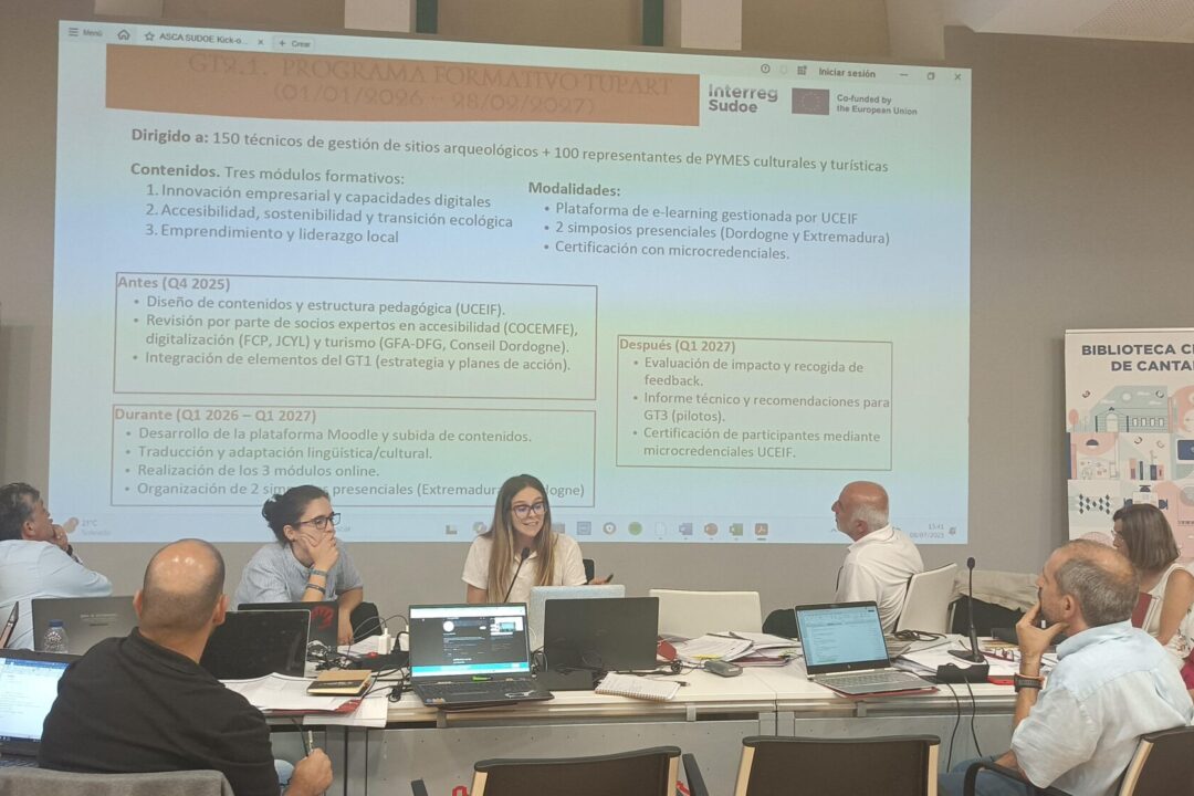 Reunión de arranque del proyecto TupART