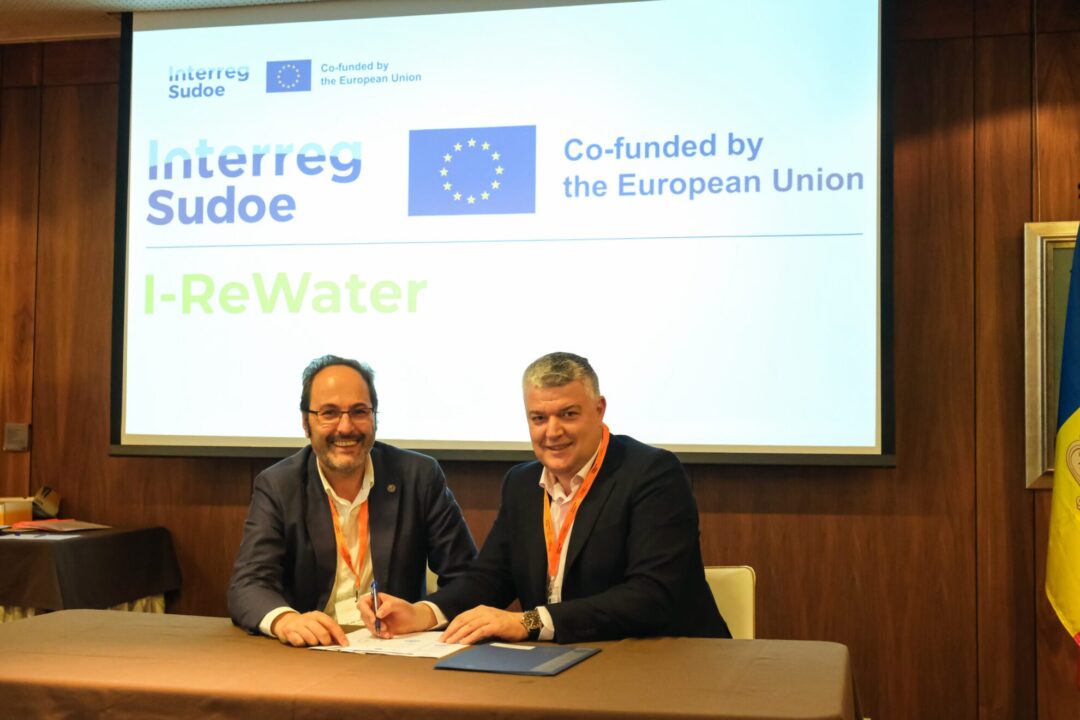 15:30 horas. Hotel Santemar. El consejero de Economía, Hacienda y Fondos Europeos, Luis Ángel Agüeros, inaugura el Seminario Técnico de Gestión de Proyectos Interreg Espacio Sudoeste Europeo del periodo de programación 2021-2027. 16 de abril de 2024 © Raúl Lucio